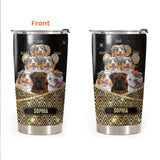 Personalized Dog Lovers Paw Tumbler Printed QTDT2103