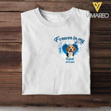 Personalized Upload Your Memorial  Dog Photo Forever In My Heart  Tshirt Printed PNDT2203