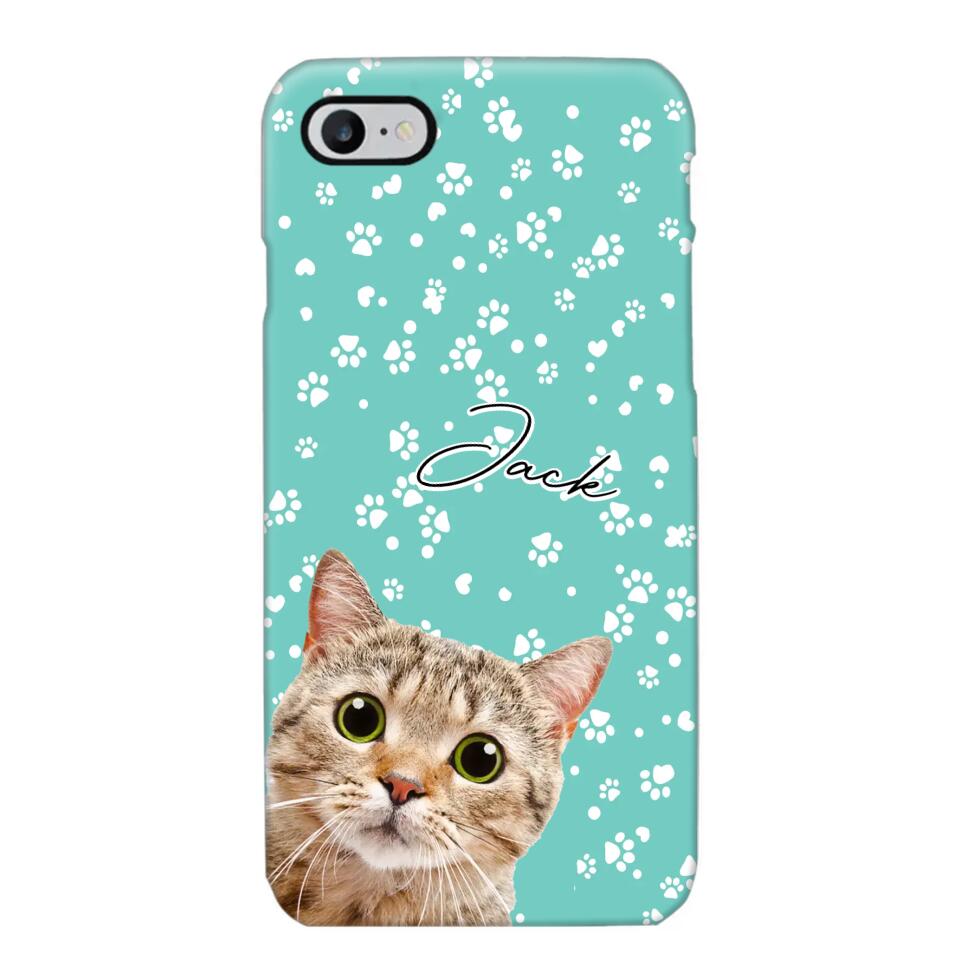 Personalized Upload Your Pet Photo Pet Lovers Silicon Phonecase 23MAR-HQ22
