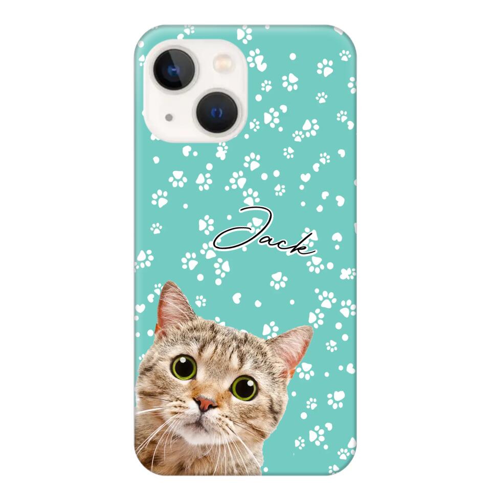 Personalized Upload Your Pet Photo Pet Lovers Silicon Phonecase 23MAR-HQ22