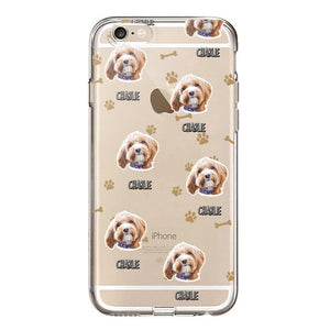 Personalized Upload Your Dog Photo Dog Lovers Silicon Phonecase QTDT2303