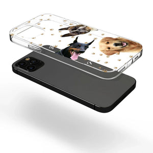 Personalized Upload Your Dog Photo Dog Lovers Silicon Phonecase 23MAR-DT23