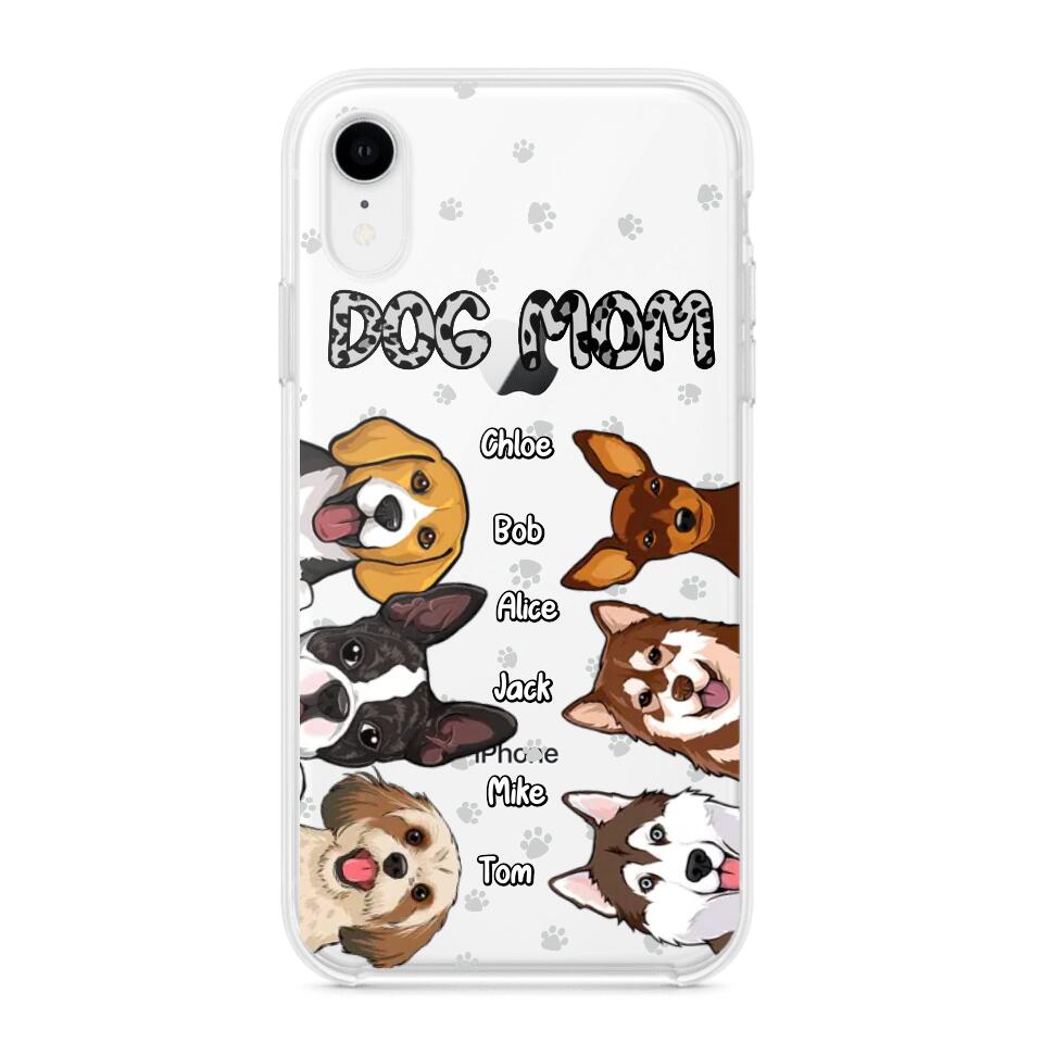 Personalized Dog Mom Paw Silicon Phonecase PNDT2303