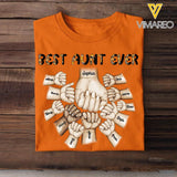 Personalized Best Mom Ever & Kid's Name Hand Tshirt Printed QTBQT2303