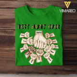 Personalized Best Mom Ever & Kid's Name Hand Tshirt Printed QTBQT2303