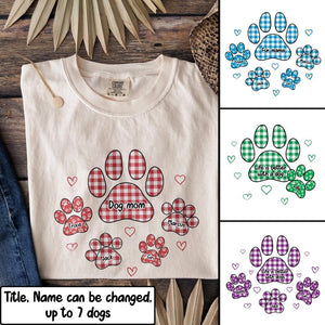 Personalized Dog Mom Tshirt Printed QTBQT240323
