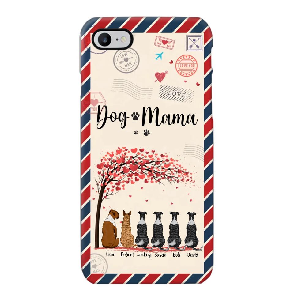 Personalized Home Is Where The Dogs Are Love Tree Dog Lovers Gift Phonecase Printed PNHQ2703