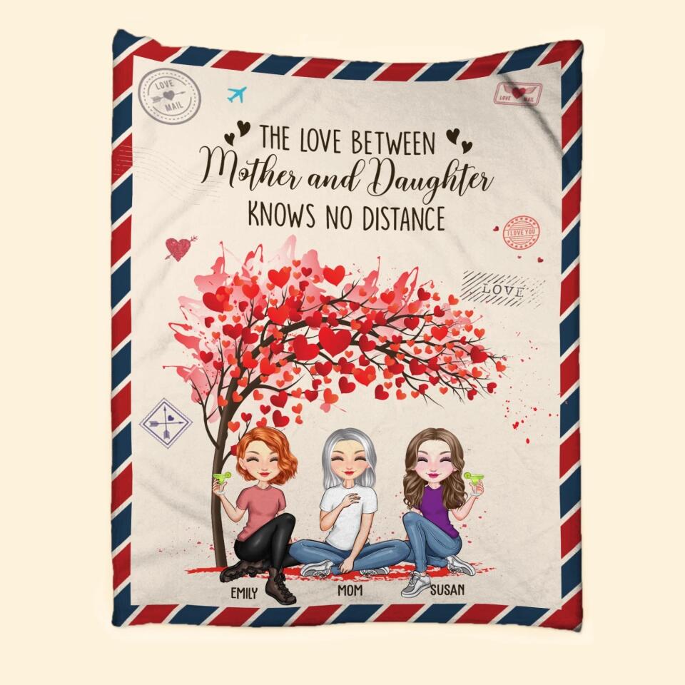 Personalized Like Mother Like Daughter Mom And Daughter Gifts  Quilt Blanket Printed PNDT2803