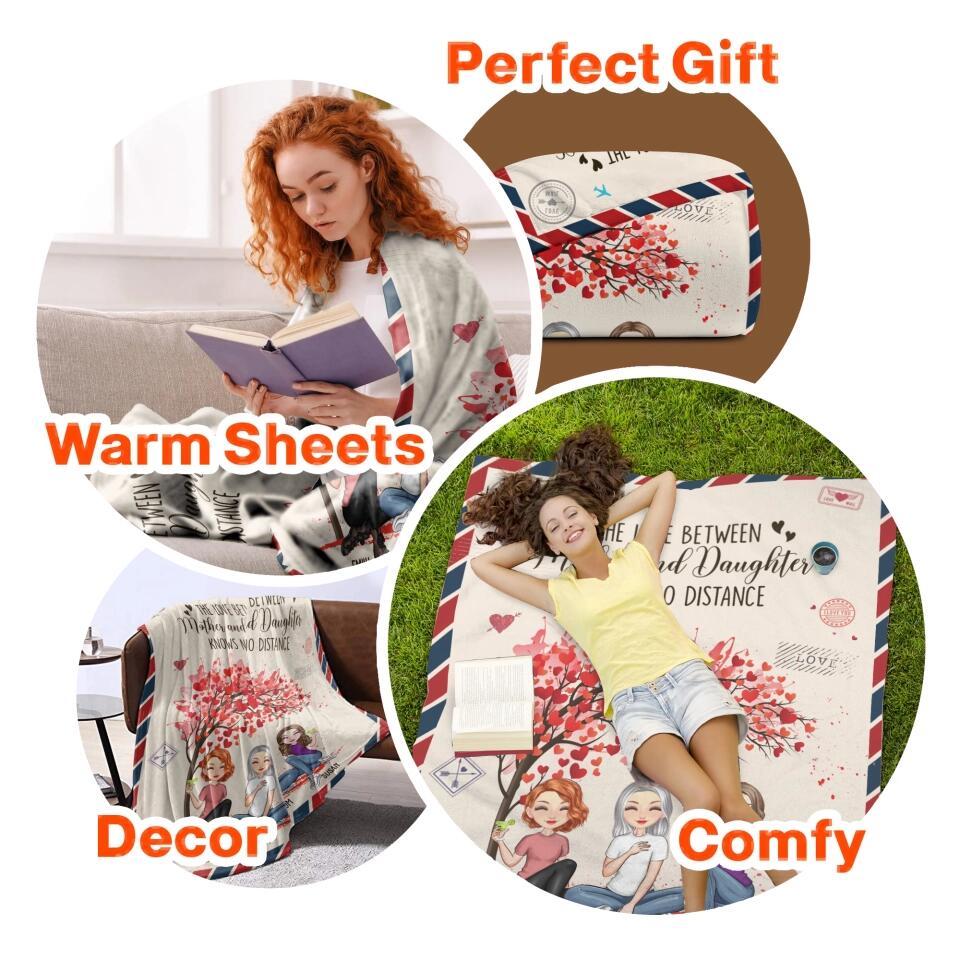 Personalized Like Mother Like Daughter Mom And Daughter Gifts  Quilt Blanket Printed PNDT2803
