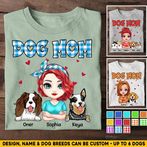 Personalized Dog Mom Tshirt Printed 23MAR-HQ29