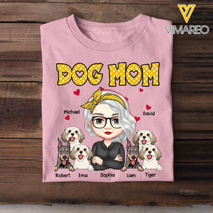 Personalized Dog Mom Tshirt Printed 23MAR-HQ29