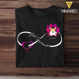 Personalized Best Dog Mom Ever Dog Lovers Fall Paw Tshirt Printed QTHQ3103