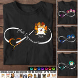 Personalized Best Dog Mom Ever Dog Lovers Fall Paw Tshirt Printed QTHQ3103