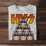 Personalized Hizz Cat Lovers Tshirt Printed QTDT3103