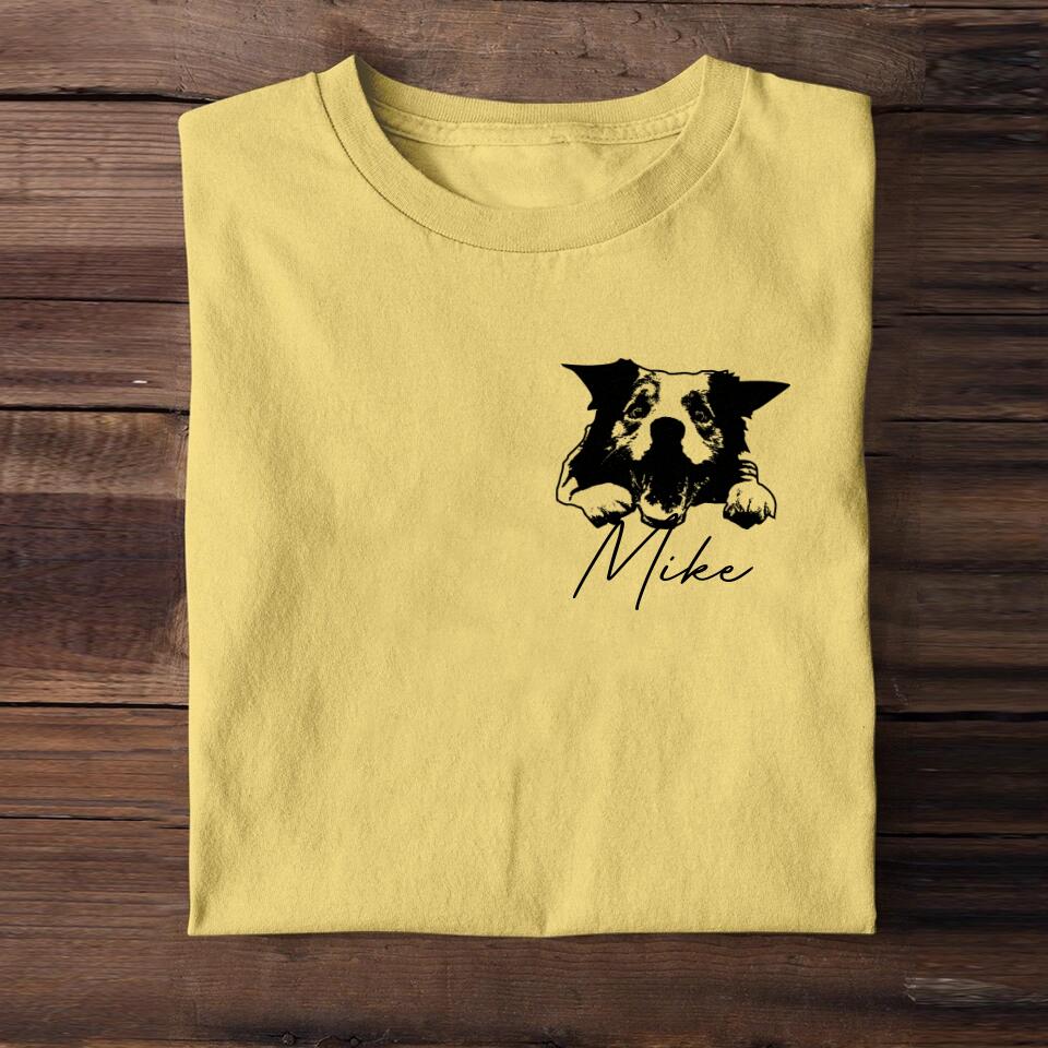 Personalized Upload Your Dog Photo Dog Lovers Tshirt Printed PNHQ0304
