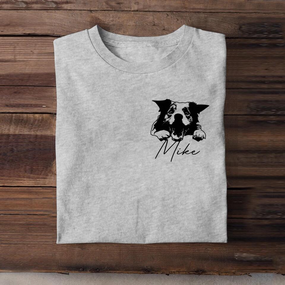 Personalized Upload Your Dog Photo Dog Lovers Tshirt Printed PNHQ0304