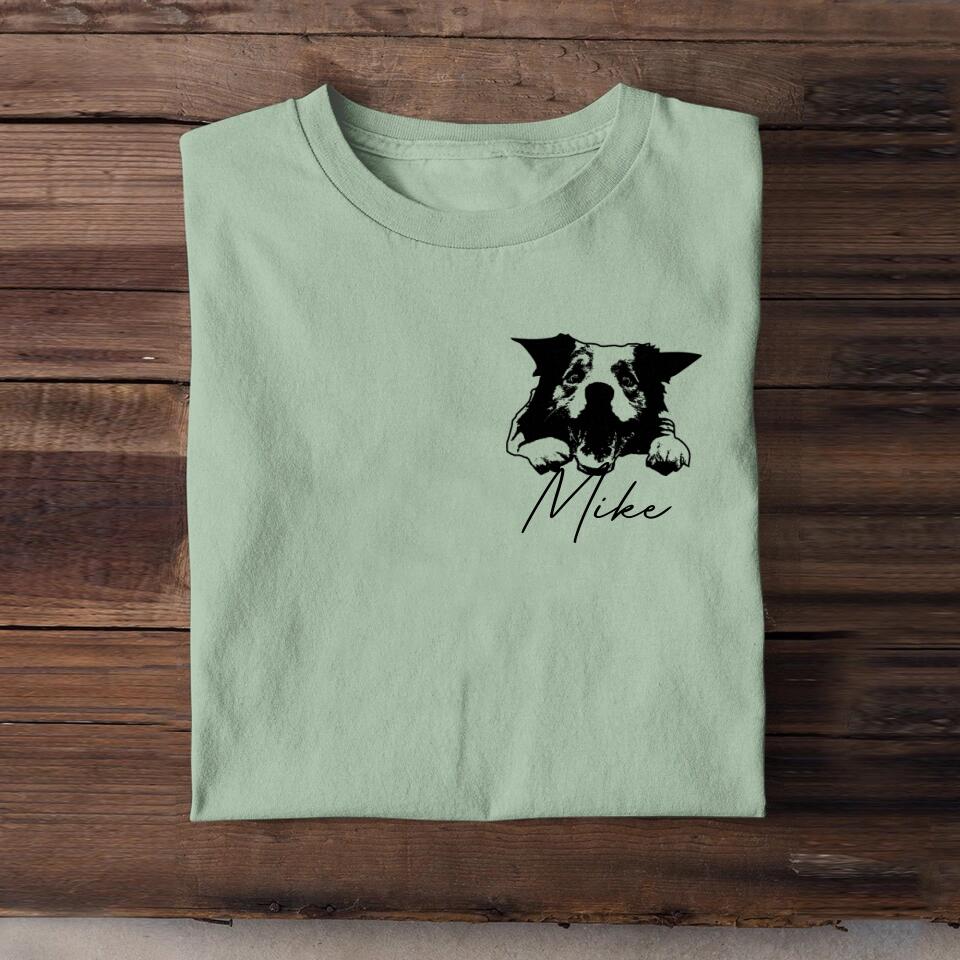 Personalized Upload Your Dog Photo Dog Lovers Tshirt Printed PNHQ0304