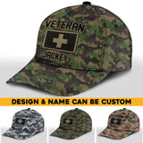 Personalized Swiss Soldier/ Veteran Flag Camo Peaked Cap 3D Printed 23APR-HQ03