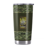 Personalized Canadian Soldier/ Veteran Once A Soldier Always A Soldier Rank Camo Tumbler Printed 23APR-BQT03