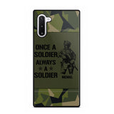 Personalized Sweden Soldier/Veteran Once A Soldier Always A Soldier Phonecase Printed 23APR-BQT04