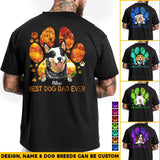 Personalized Dog Lovers Paw FallTshirt Printed PNHQ0704