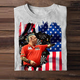 Personalized Upload Your Darts  Photo 
 US Flag Tshirts QTHQ1104