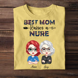 Personalized Best Mom Raises A Nurse Tshirt Printed QTPN1404