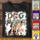 Personalized Dog Mama Dog Lovers Gift Tshirt Printed PNHQ1704