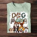 Personalized Dog Mama Dog Lovers Gift Tshirt Printed PNHQ1704