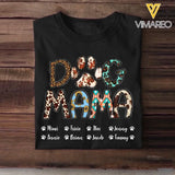 Personalized Dog Mama Dog Name T-shirt Printed PNBQT1904
