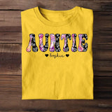 Personalized Sparkling Color Nicknam Mom, Aunt, Grandmas Mother's Day Gift Tshirt Printed QTHQ2004
