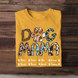 Personalized Dog Mama Dog Name T-shirt Printed PNBQT1904