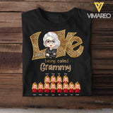 Personalized Love Being Called Grammy Mom/Grandma & Kid Name Tshirt Printed QTHQ1904