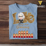 Personalized Love Being Called Grammy Mom/Grandma & Kid Name Tshirt Printed QTHQ1904