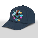 Personalized Dog Mom Sunflower Dog Name Cap Printed PNHQ2104