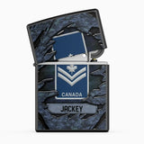 Personalized Canadian Veteran/Soldier Lighter Case Printed 23APR-HQ25