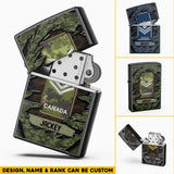 Personalized Canadian Veteran/Soldier Lighter Case Printed 23APR-HQ25