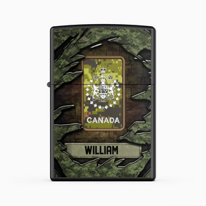 Personalized Canadian Veteran/Soldier Lighter Case Printed 23APR-HQ25