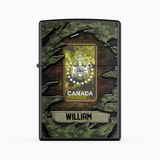 Personalized Canadian Veteran/Soldier Lighter Case Printed 23APR-HQ25
