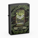 Personalized Canadian Veteran/Soldier Lighter Case Printed 23APR-HQ25