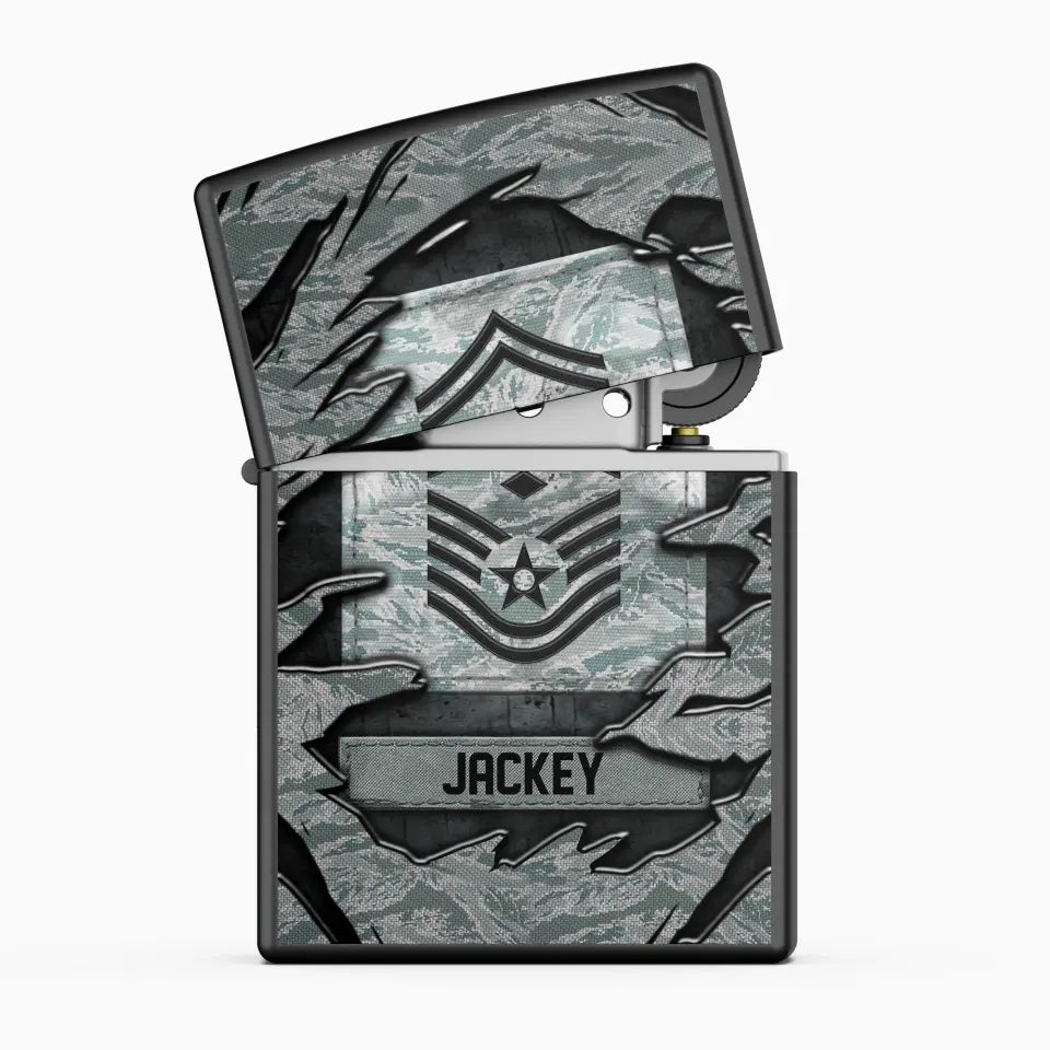 Personalized US Veteran/Soldier Lighter Case Printed 23APR-HQ25