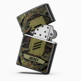 Personalized German Veteran/Soldier Lighter Case Printed 23APR-HQ27
