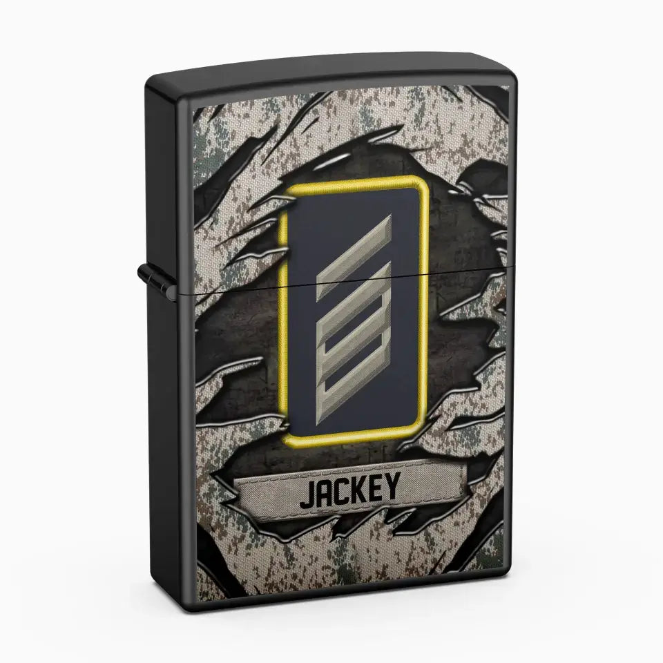 Personalized German Veteran/Soldier Lighter Case Printed 23APR-HQ27