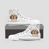 Dog Personalized High Top Shoes Gift for Dog Lovers 23MAY-HQ04