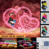 Personalized I'm Yours No Returns Or Refunds Couple Neon Led Sign Printed PNPN2804