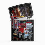 Personalized Upload Your Trucker Photo US Flag Lighter Case Printed QTHQ0405