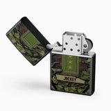 Personalized Swedish Veteran/Soldier Rank Camo with Name Lighter Case Printed 23MAY-HQ04