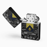 Personalized Swedish Veteran/Soldier Rank Camo with Name Lighter Case Printed 23MAY-HQ04