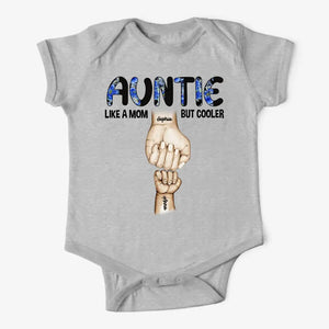 Auntie Grandma Mommy Hands To Hand Baby Onesie Like A Mom But Cooler