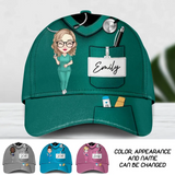 Personalized Nurse & Name Cap Printed 23MAY-DT15